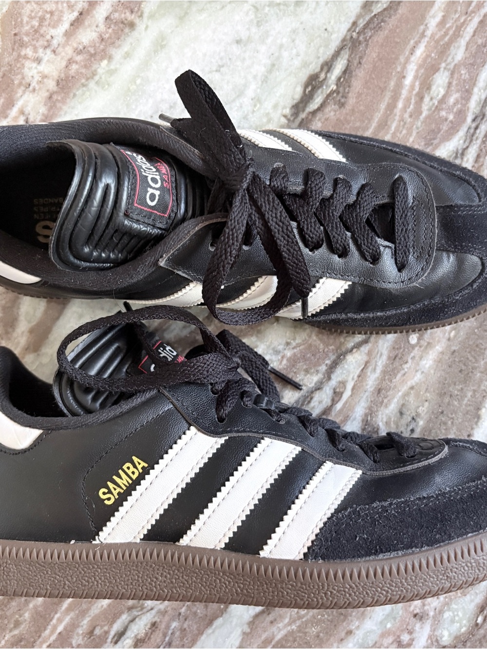 adidas Black and White Samba Men's Sneakers